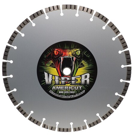 Americut Diamond Saw Blade, 12"x125x10mm SEG TURBO PREMIUM, HARD BRICK/STONE AVP12S1/20